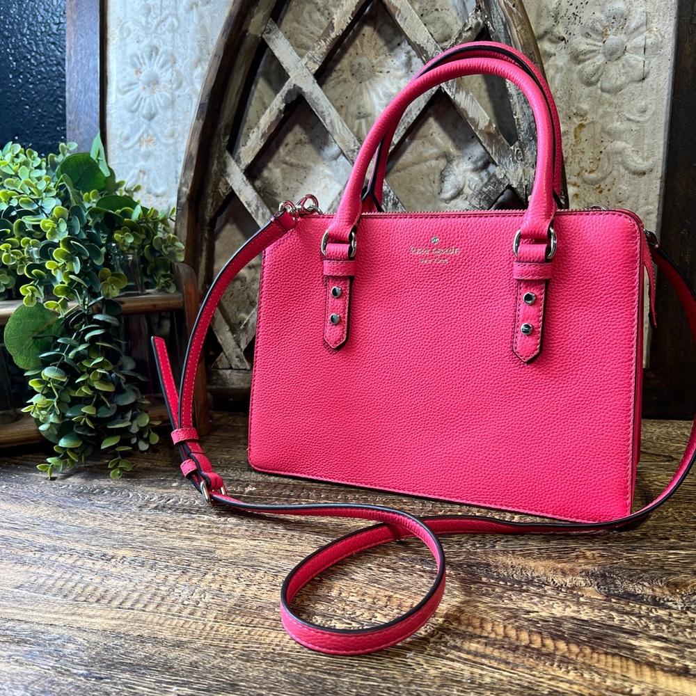 Kate Spade Mulberry street Lise Satchel in Ripe Papaya